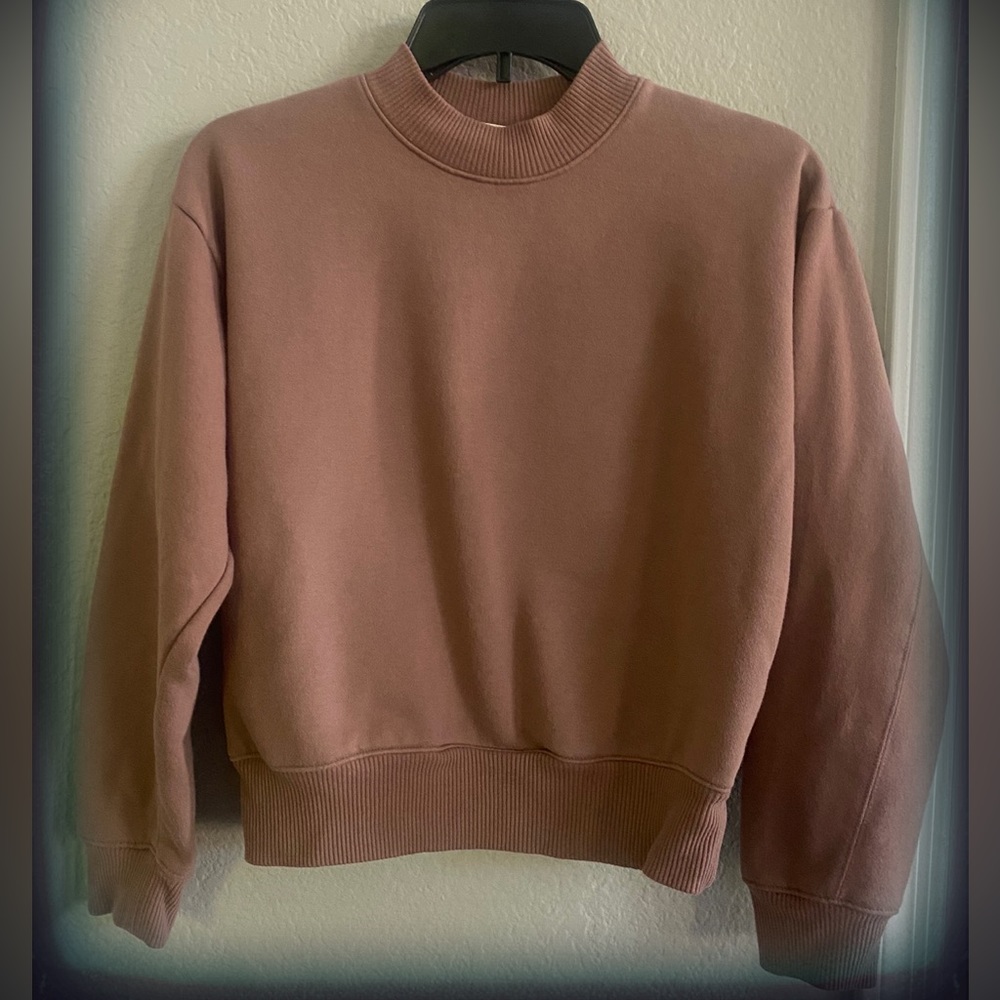 Cropped Fleece Sweatshirt